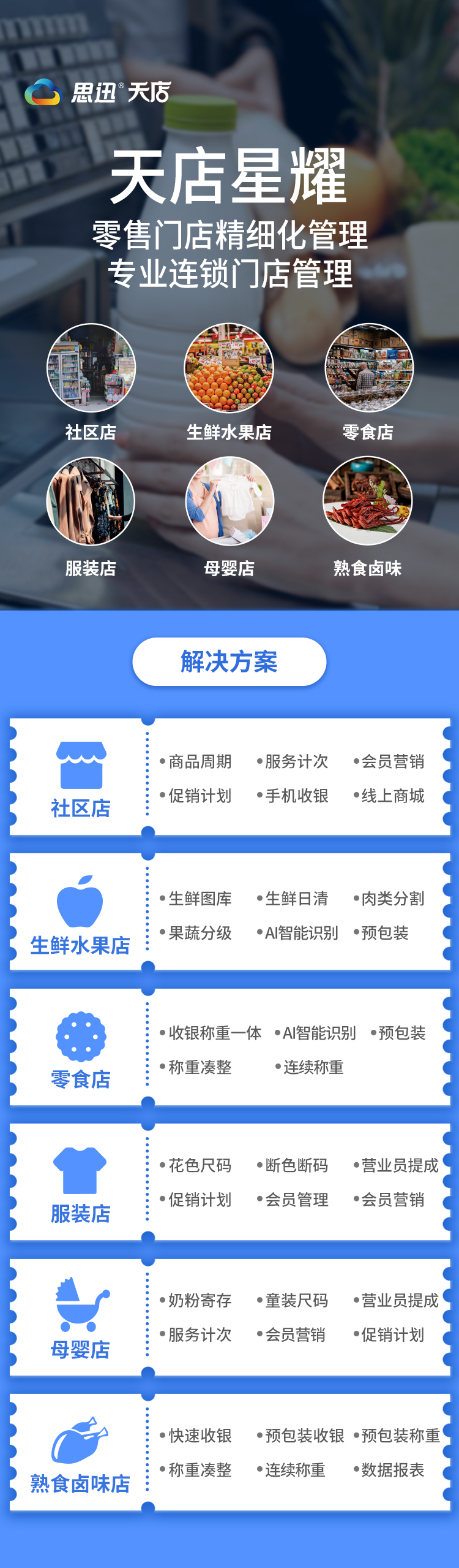 思迅天店星耀收银系统解决方案&功能盘点