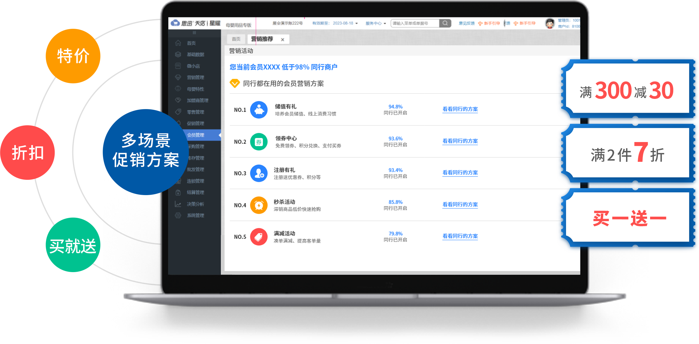 服装店收银系统提供多种促销方案提高经营效率 服装店收银系统提供多种促销方案提高经营效率