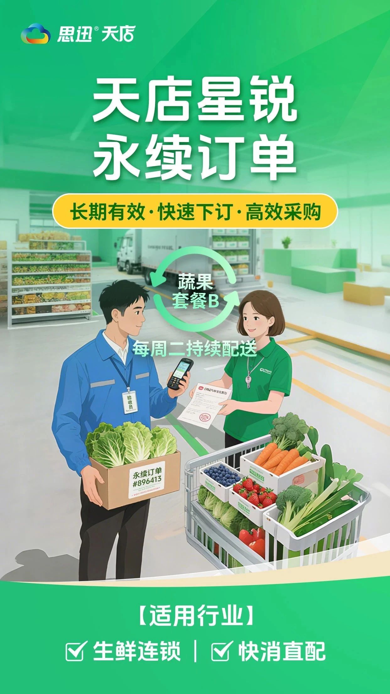 天店星锐 | 【永续订单】发布，助力门店高效采购！